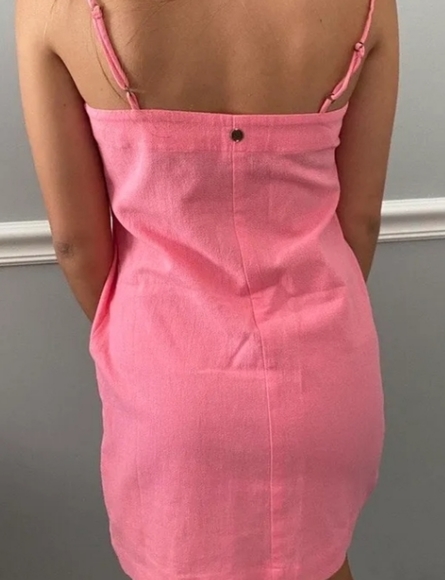 Billabong Sunset A-Line Cotton Mini Dress - Picture 12 of 16